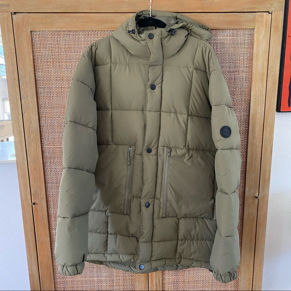 NEW DC Green Insulated Puffer Jacket Coat - Picture 2 of 9